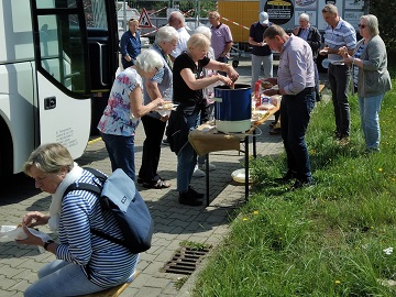 Rast kurz vor Bremerhaven