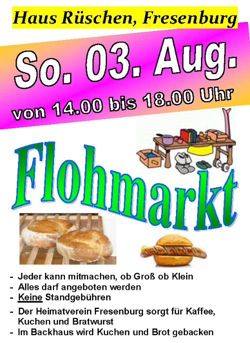 FLOHMARKT 2025 FLOHMARKT 2025