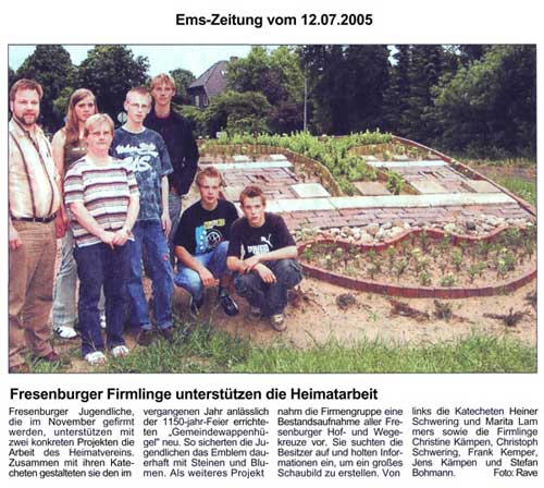 Ems-Zeitung vom 12.07.2005